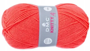 WŁÓCZKA DMC KNITTY 4 KOL. 688 / KORALOWY RÓŻ - Pasmanteria - miniaturka - grafika 1
