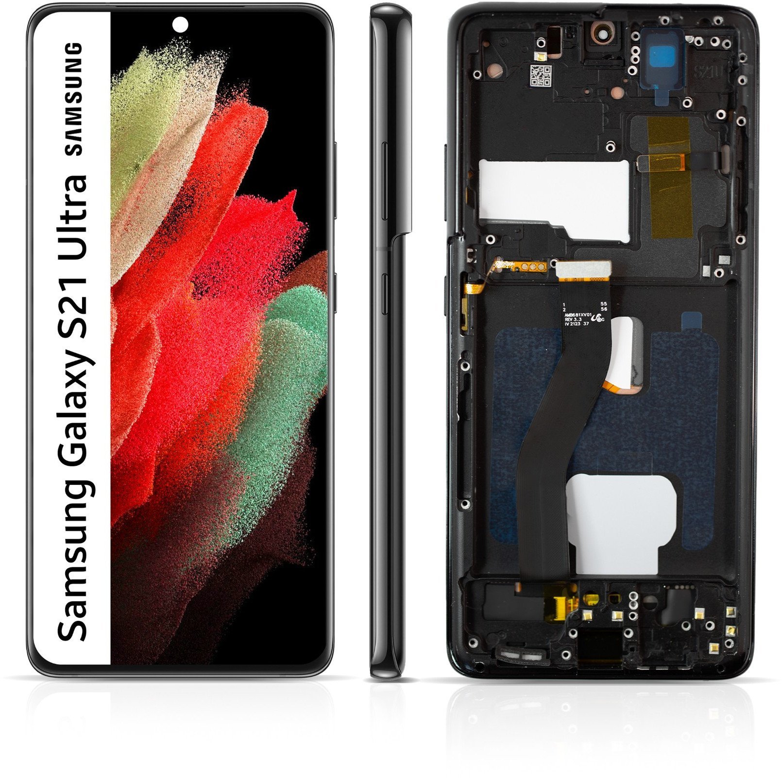 Wyświetlacz do Samsung Galaxy S21 Ultra Ekran LCD Big OLED Ramka SM-G998B 5904858385102