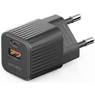 Ładowarki do telefonów - 4Smarts Ładowarka sieciowa VoltPlug Duos Mini 20W Czarny - miniaturka - grafika 1
