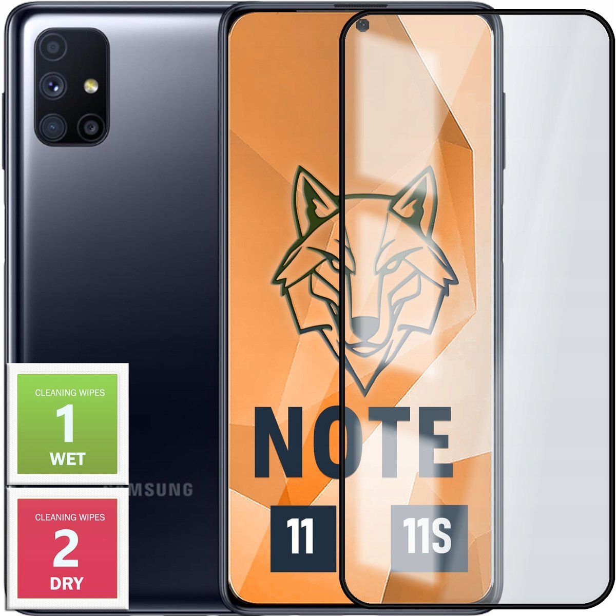 SZKŁO HARTOWANE DO XIAOMI NOTE 11/11S PEŁNE NA CAŁY EKRAN SZKIEŁKO 5D 9H