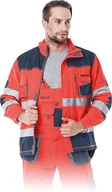 Odzież robocza - BLUZA OCHRONNA LHOLLMAN LH-FMNX-J; CZERWONO-GRANATOWO-SZARY (L) - miniaturka - grafika 1