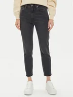 Spodnie damskie - Tommy Hilfiger Jeansy WW0WW42797 Czarny Slim Fit - miniaturka - grafika 1