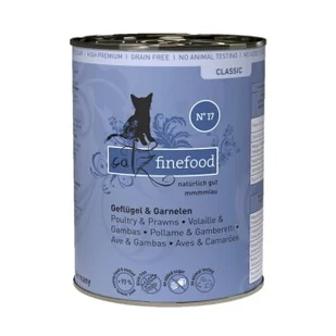 Catz finefood mokra karma dla kota Classic Adult Nr 17 Drób i krewetki 24x400 g - Mokra karma dla kotów - miniaturka - grafika 1