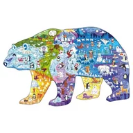Puzzle - Pierwsze Puzzle Edukacyjne -Duże - Miś Polarny - Zwierzęta - miniaturka - grafika 1