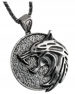 Wiedźmin Naszyjnik Wilk Wither Medalion na Prezent - Naszyjniki - miniaturka - grafika 1