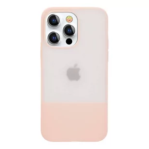 Kingxbar Plain Series etui pokrowiec do iPhone 13 Pro Max silikonowa obudowa różowy - Etui i futerały do telefonów - miniaturka - grafika 1