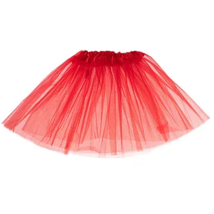 Spódniczka tiulowa tutu kostium strój czerwona - Stroje karnawałowe - miniaturka - grafika 7