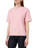 Koszulki i topy damskie - HUGO Damska koszulka Loungewear_T_Shirt, Dark Pink658, XL - miniaturka - grafika 1