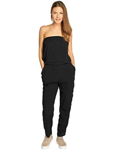 Urban Classics Damska koszulka z wiskozy Bandeau Jumpsuit, czarny (Black 00007), XS - Koszulki i topy damskie - miniaturka - grafika 1