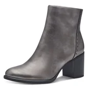 Kozaki damskie - Marco Tozzi Damskie botki Zip+Slip 2-25391-43 modne kozaki, Pewter, 40 EU, Pewter, 40 EU - miniaturka - grafika 1