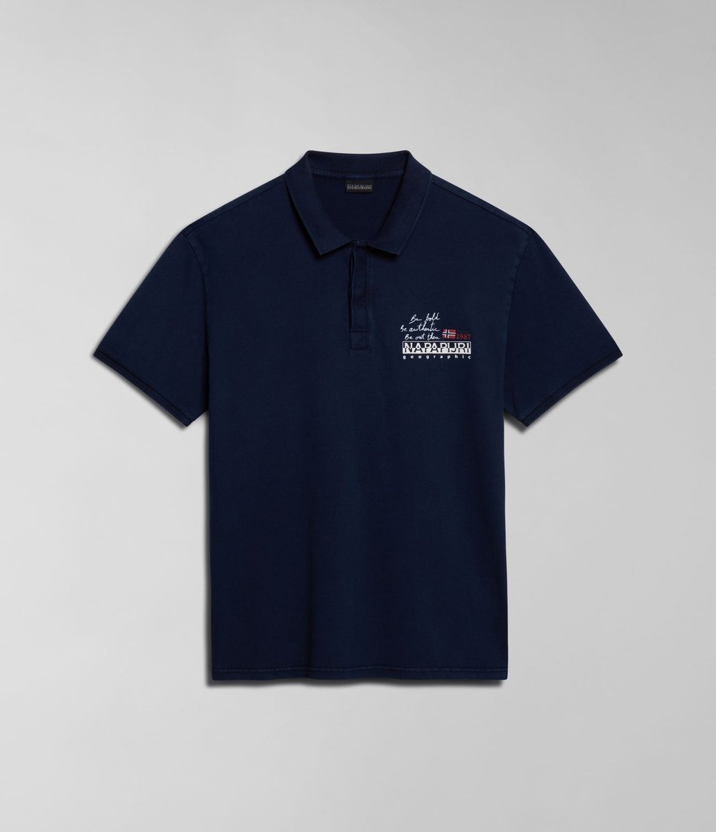 polo uomo napapijri e-colville np0a4hpx 176 blu marine