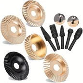 Inne - TEMU 10 Sztuk Stalowa Zestaw Dysków Z Kolcami Do Pielęgnacji Drewna, Niezładowany Materiał Piasku, Do Naprawy I Polerowania Drewna - miniaturka - grafika 1
