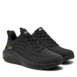 Sneakersy Skechers Sport Squad Waves 117485 Czarny - Sneakersy damskie - miniaturka - grafika 1
