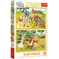 Puzzle - Puzzle, Trefl, Dzień w ogrodzie, 2x24 el. - miniaturka - grafika 1