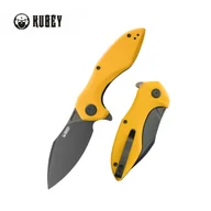 Noże - Nóż składany Kubey Nobel Yellow G10, Blackwashed 14C26N (KU236N) - miniaturka - grafika 1