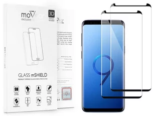 movear 2 szt. Szkło Hartowane 3D na Samsung Galaxy S9 G960F do Etui typu plecki GLASS mSHIELD 3D caseFriendly S0GS9G3D22ABK2 - Szkła hartowane na telefon - miniaturka - grafika 1