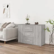 Szafki do salonu - vidaXL Szafka, szary dąb sonoma, 91x29,5x65cm, materiał drewnopochodny - miniaturka - grafika 1