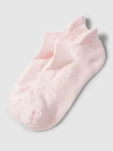 Krótkie skarpety z detalami z logo w zestawie 2 szt. model ‘Cushioned’ - Skarpetki damskie - miniaturka - grafika 1