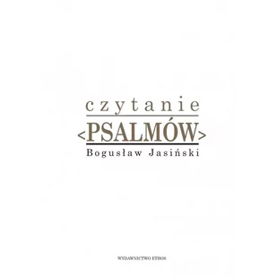 Czytanie psalmów - Filozofia i socjologia - miniaturka - grafika 1