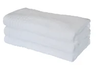 Ręczniki - Ręcznik bawełniany, kąpielowy, mięsisty, 500 g/m² Uno 50x100cm Biały - miniaturka - grafika 1