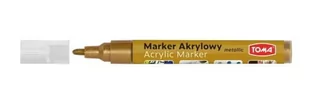 Toma Marker akrylowy TO-402 2,5mm metaliczny brązowy 9335 - Markery permanentne - miniaturka - grafika 1