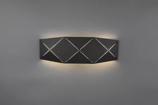 Trio Lighting Kinkiet LED Zandor czarny, szerokość 40 cm - Lampy ścienne - miniaturka - grafika 1