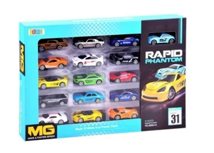 Samochody auta metalowe resoraki zestaw 16szt 7,5cm - Samochody i pojazdy dla dzieci Samochody auta metalowe resoraki zestaw 16szt 7,5cm - Samochody i pojazdy dla dzieci - miniaturka - grafika 1