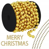 Oświetlenie świąteczne - Łańcuch Na Choinkę Koraliki Girlanda Szpula Stroik - miniaturka - grafika 1