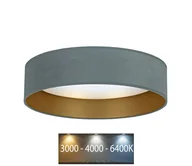 Lampy sufitowe - Brilagi - LED Plafon VELVET LED/12W/230V śr. 30 cm 3000K/4000K/6400K - miniaturka - grafika 1