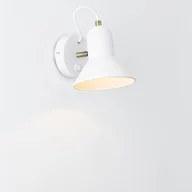 Lampy ścienne - Kinkiet reflektor spot z włącznikiem ASTAMA LP-1122/1W WH Light Prestige - miniaturka - grafika 1