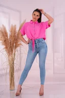 Bluzki damskie - Bluzka Gibra Pink - miniaturka - grafika 1
