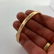 Naszyjniki - Grawer / Usługa Grawerowania Na Bransoletce Sztywnej - miniaturka - grafika 1