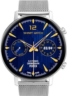 Martech DT96 Srebrny - Smartwatch - miniaturka - grafika 1