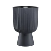 Donice - Osłonka doniczki Keli Mika 30 cm antracytowa - miniaturka - grafika 1