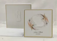 Kartki okolicznościowe i zaproszenia - Kartka ślubna z pudełkiem i kopertą, WB 63 - miniaturka - grafika 1