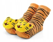 Skarpetki dla dzieci - Ciepłe bawełniane skarpetki z grzechotką r 1-2 lat - miniaturka - grafika 1