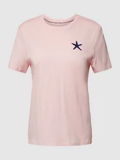 Koszulki i topy damskie - T-shirt z cekinami model ‘KITA’ - grafika 1