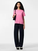 Koszulki i topy damskie - Pieces Koszulka "Pcria" w kolorze różowym - miniaturka - grafika 1