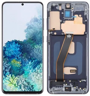 WYŚWIETLACZ LCD DO SAMSUNG S20 G980 RAMKA CZARNA INCELL - Części serwisowe do telefonów - miniaturka - grafika 1
