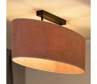 Lampy sufitowe - Duolla - Żyrandol natynkowy OVAL 2xE27/15W/230V różowy - miniaturka - grafika 1