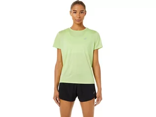 Koszulki i topy damskie - Damska Koszulka Biegowa Asics Katakana Ss Top W | Lime Green - Rozmiar M - grafika 1