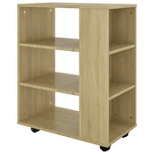 Szafki biurowe - Elior Skandynawski kontenerek na kółkach dąb sonoma Z4-R65 - miniaturka - grafika 1