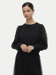 Vero Moda Bluzka Alva 10337474 Czarny Regular Fit - Bluzki damskie - miniaturka - grafika 1
