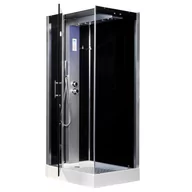 Kabiny z hydromasażem - Novoterm Kerra Twin 100x80 lewa - miniaturka - grafika 1