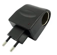 Adaptery i przejściówki - ADAPTER PRZEJŚCIÓWKA 230V/12V CB RADIO SAMOCHODOWY GNIAZDKO KONTAKT - miniaturka - grafika 1
