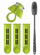 Wkłady filtrujące - Nakrętka 3x filtr zielony do butelki filtrującej Dafi Soft + szczoteczka - miniaturka - grafika 1