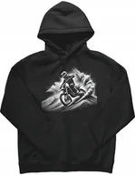 Bluzy dla dziewczynek - Bluza Dziecięca Enduro Motocross Ktm motocykle kaptur Czarna R-12-14 A780 - miniaturka - grafika 1