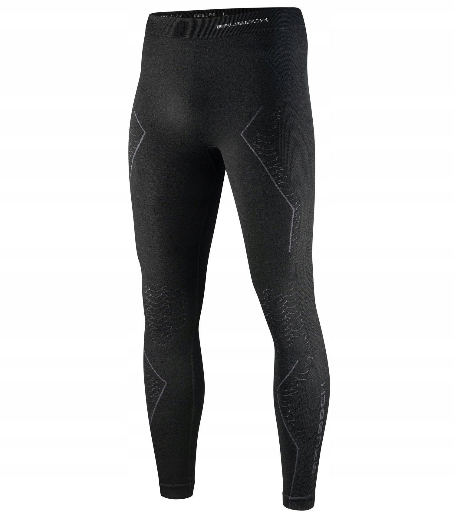 LE1352M Spodnie męskie EXTREME MERINO czarny M