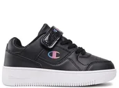 Buty dla dziewczynek - Buty dziecięce Champion S32491KK006 REBOUND LOW G PS Czarne - miniaturka - grafika 1