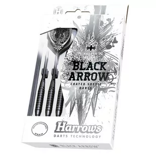 Harrows Rzutki do dart softip Black Arrow 18g 18G - Dart - miniaturka - grafika 1